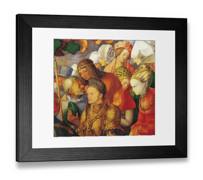 Framed Print : The Adoration of the Holy Trinity (The Landauer Altarpiece), by Albrecht Drer, 1511, 16th Century, oil on poplar panel, cm 135 x 123, 4 Framed Print : The Adoration of the Holy Trinity (The Landauer Altarpiece), by Albrecht Drer, 1511, 16th Century, oil on poplar panel, cm 135 x 123, 4