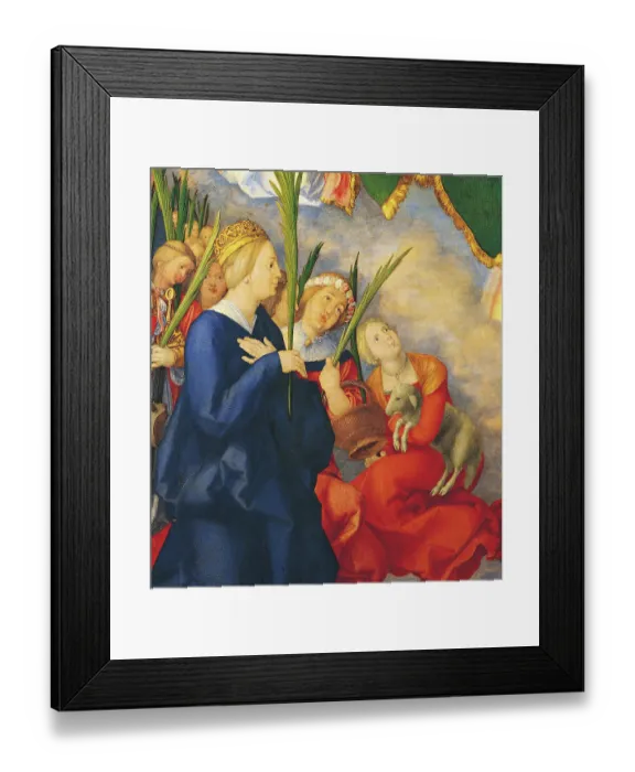 Framed Print : The Adoration of the Holy Trinity (The Landauer Altarpiece), by Albrecht Drer, 1511, 16th Century, oil on poplar panel, cm 135 x 123, 4 Framed Print : The Adoration of the Holy Trinity (The Landauer Altarpiece), by Albrecht Drer, 1511, 16th Century, oil on poplar panel, cm 135 x 123, 4