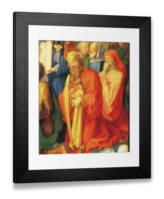 Framed Print : The Adoration of the Holy Trinity (The Landauer Altarpiece), by Albrecht Drer, 1511, 16th Century, oil on poplar panel, cm 135 x 123, 4 Framed Print : The Adoration of the Holy Trinity (The Landauer Altarpiece), by Albrecht Drer, 1511, 16th Century, oil on poplar panel, cm 135 x 123, 4