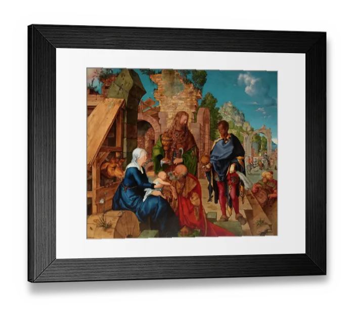Framed Print : The Adoration Of The Magi Framed Print : The Adoration Of The Magi