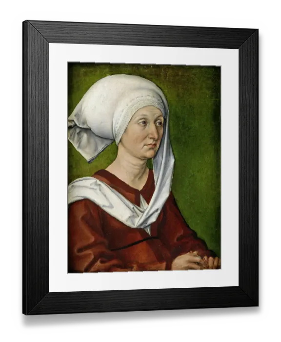 Framed Print : Portrait of the Artist?s Mother, Barbara Dürer, née Holper. Artist: Dürer, Albrecht (1471-1528) Framed Print : Portrait of the Artist?s Mother, Barbara Dürer, née Holper. Artist: Dürer, Albrecht (1471-1528)
