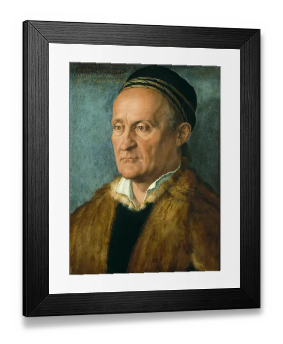 Framed Print : Portrait of Jakob Muffel (1471-1526), 1526. Artist: Dürer, Albrecht (1471-1528) Framed Print : Portrait of Jakob Muffel (1471-1526), 1526. Artist: Dürer, Albrecht (1471-1528)