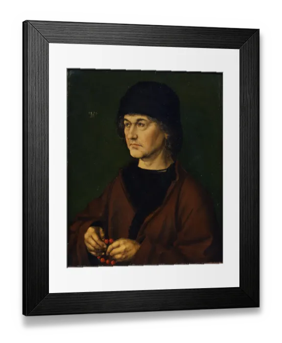 Framed Print : Portrait of the artist's father, 1490. Artist: Dürer, Albrecht (1471-1528) Framed Print : Portrait of the artist's father, 1490. Artist: Dürer, Albrecht (1471-1528)