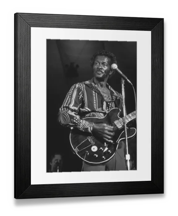 Framed Print : Chuck Berry Performs In Minnesota Framed Print : Chuck Berry Performs In Minnesota