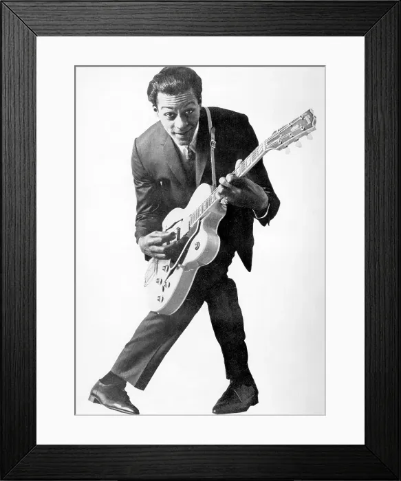 Framed Print : Chuck Berry Portrait Framed Print : Chuck Berry Portrait