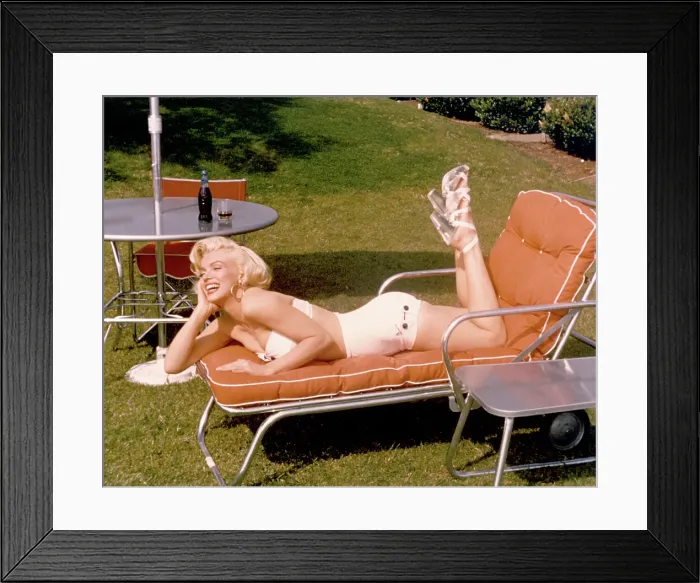 Framed Print : Marilyn In A Bathing Suit Framed Print : Marilyn In A Bathing Suit