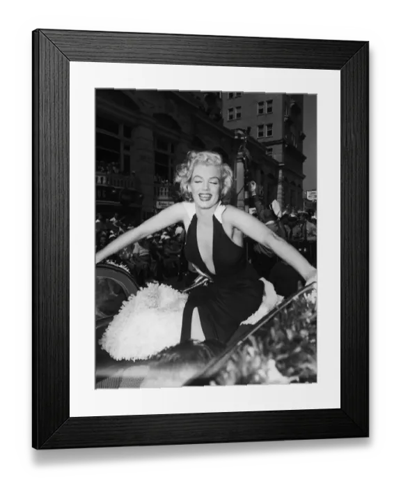 Framed Print : Marilyn Monroe Grand Marshal Of The Ms. America Parade Framed Print : Marilyn Monroe Grand Marshal Of The Ms. America Parade