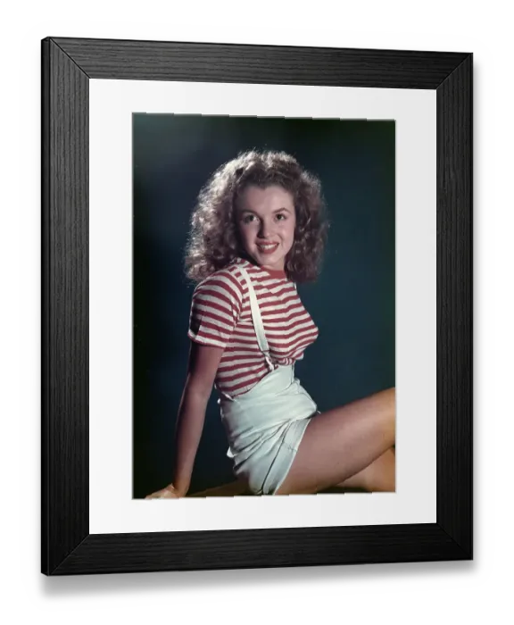 Framed Print : Early Marilyn Portrait Framed Print : Early Marilyn Portrait