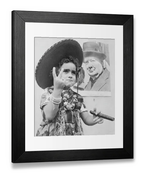 Framed Print : Mexican Poster Child Framed Print : Mexican Poster Child