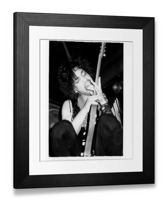 Framed Print : Prince Live At Flippers Framed Print : Prince Live At Flippers