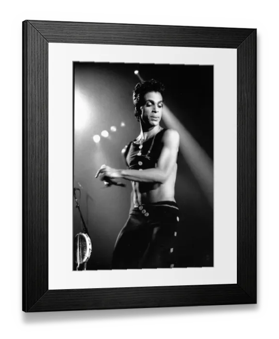 Framed Print : Prince At Wembley Stadium
