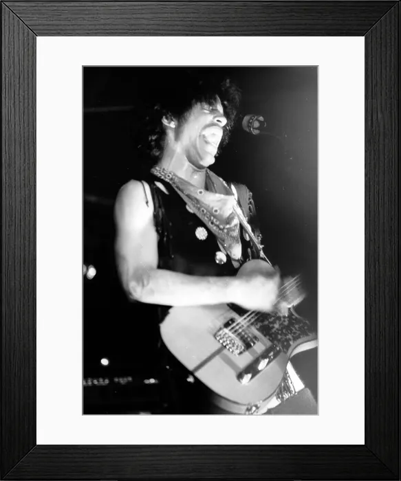 Framed Print : Prince Live At Flipper's Framed Print : Prince Live At Flipper's