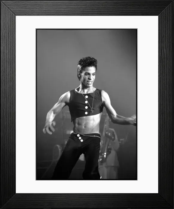 Framed Print : Prince At Wembley Stadium Framed Print : Prince At Wembley Stadium