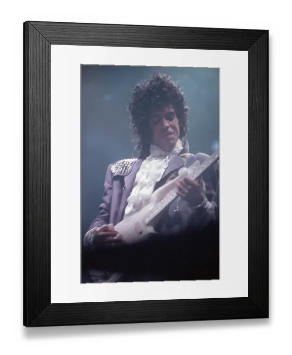 Framed Print : Prince Purple Rain Tour Framed Print : Prince Purple Rain Tour