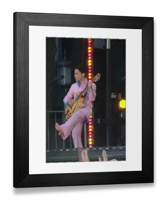 Framed Print : Prince Performing With Tamar On GMA Framed Print : Prince Performing With Tamar On GMA