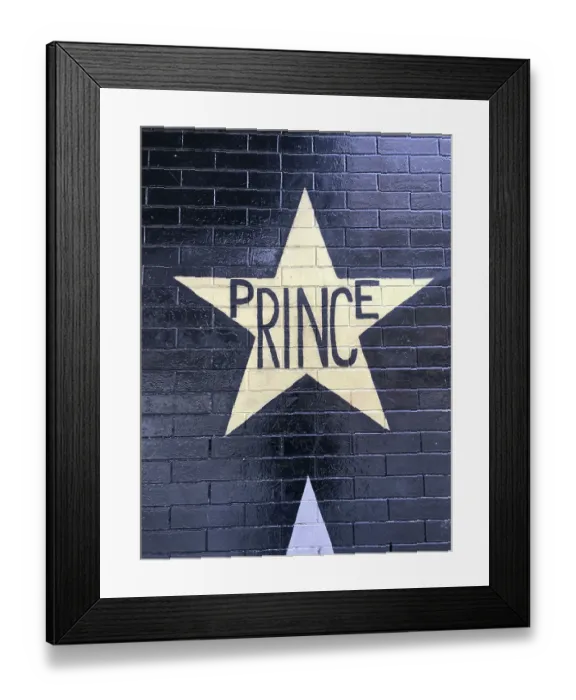 Framed Print : Prince Star At First Avenue Nightclub Framed Print : Prince Star At First Avenue Nightclub