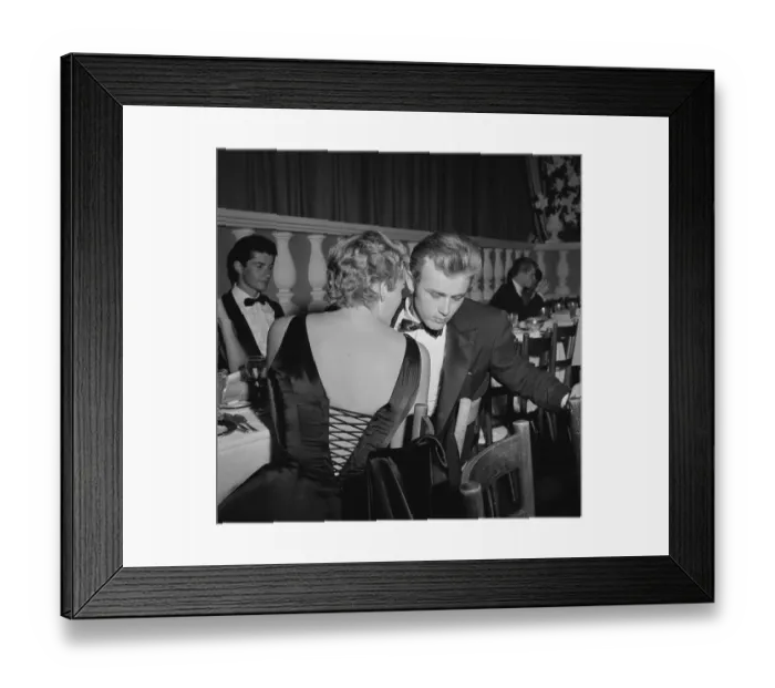 Framed Print : James Dean And Ursula Andress Framed Print : James Dean And Ursula Andress