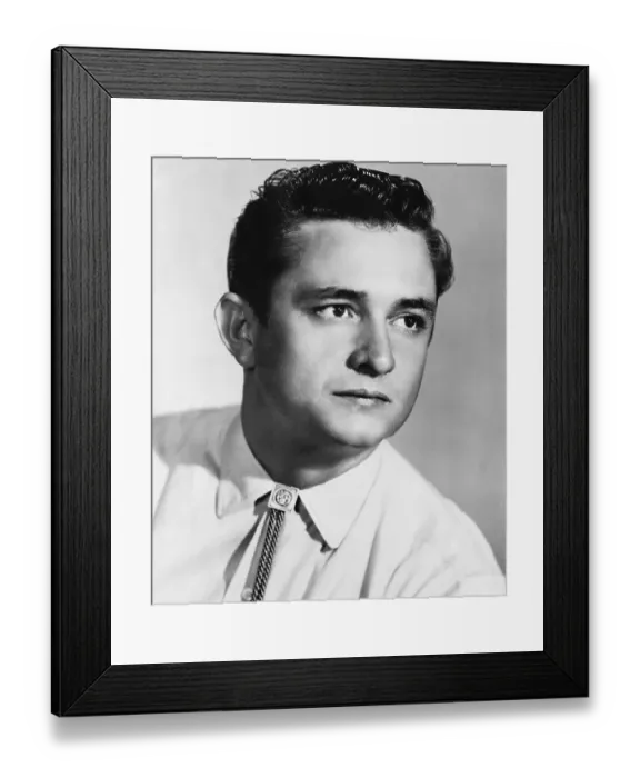 Framed Print : Johnny Cash Portrait In Memphis Framed Print : Johnny Cash Portrait In Memphis