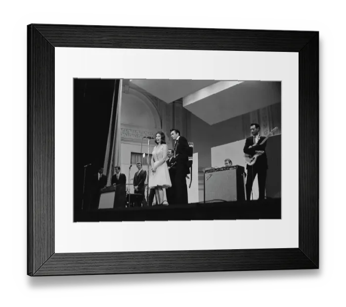 Framed Print : Johnny Cash & The Tennessee Three In Concert Framed Print : Johnny Cash & The Tennessee Three In Concert