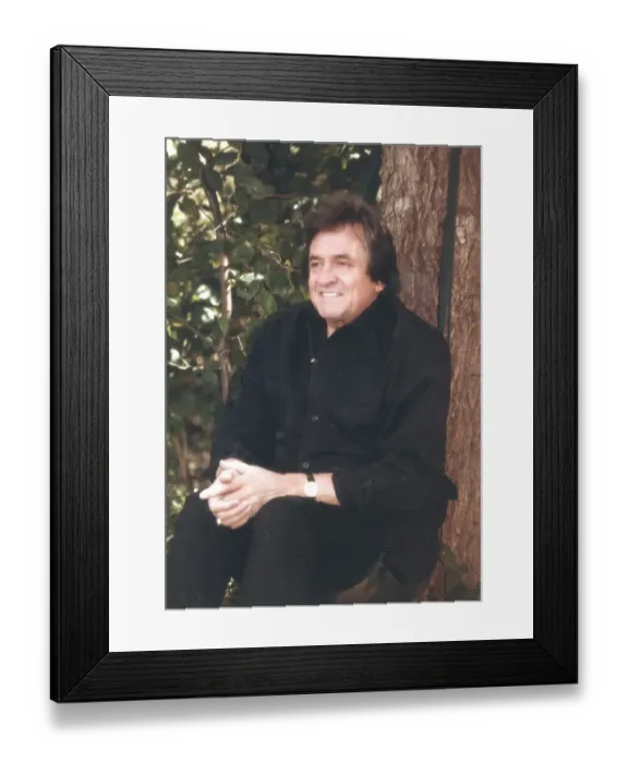 Framed Print : Johnny Cash