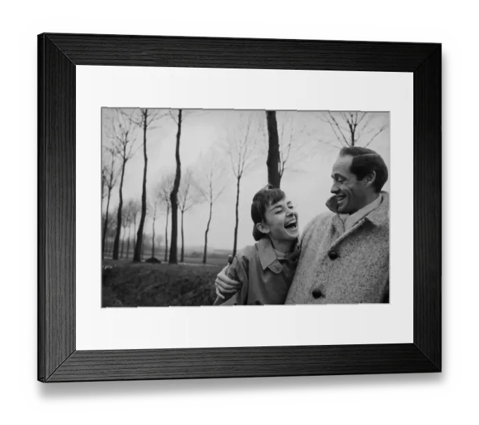 Framed Print : Hepburn And Ferrer Framed Print : Hepburn And Ferrer