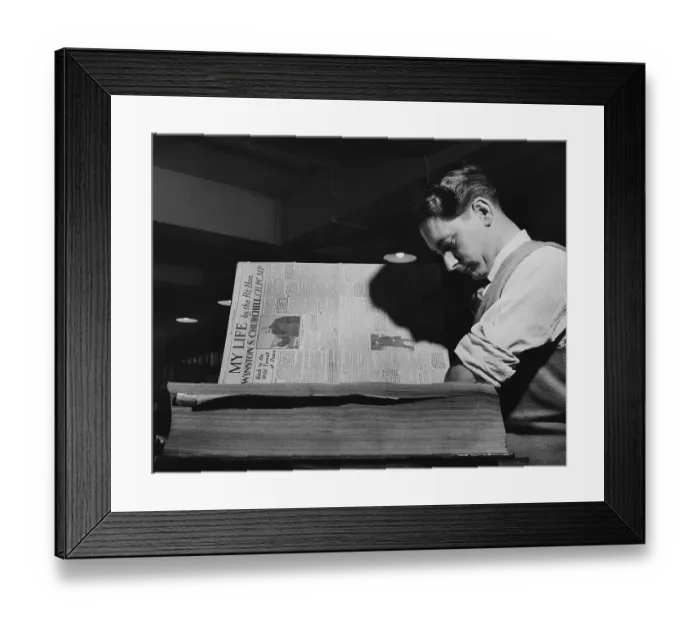 Framed Print : News Of The World Archive Framed Print : News Of The World Archive