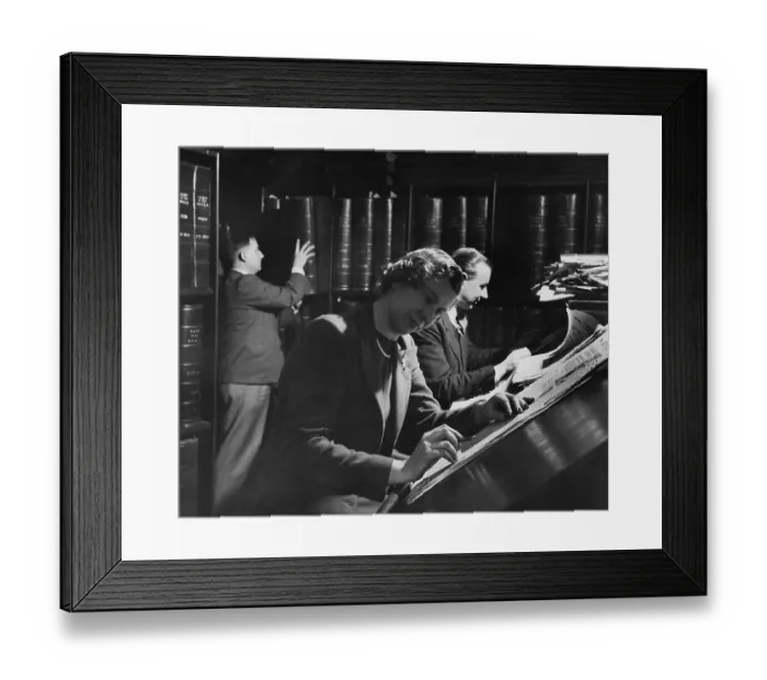 Framed Print : News Of The World Library Framed Print : News Of The World Library