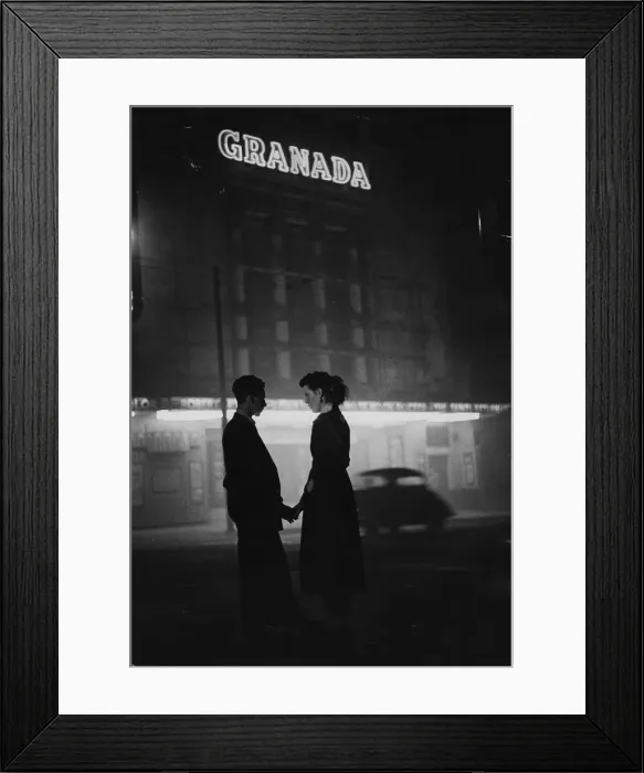 Framed Print : Big Screen Romance