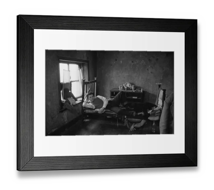 Framed Print : Unemployed Youth Framed Print : Unemployed Youth