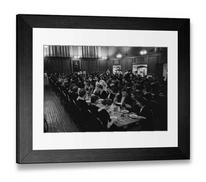 Framed Print : Dining At Girton Framed Print : Dining At Girton
