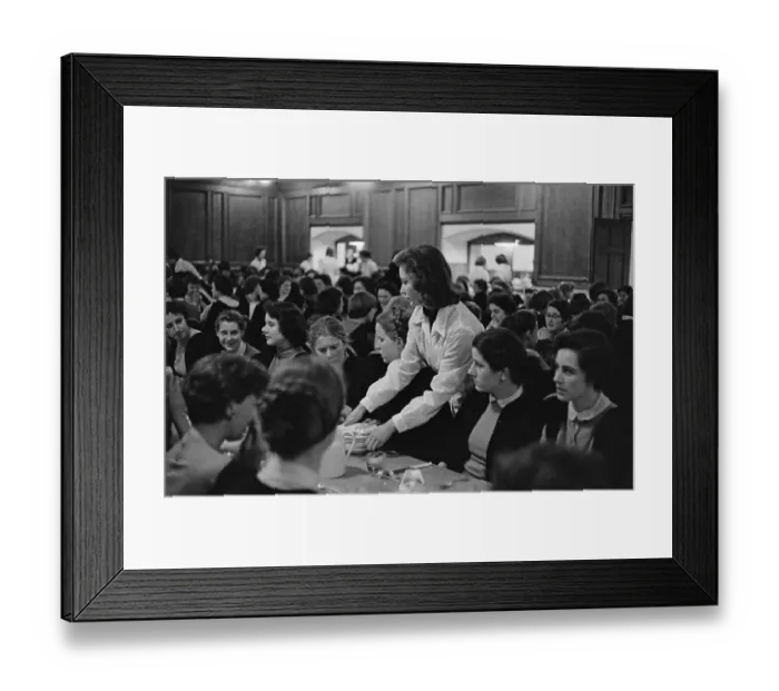 Framed Print : Dining At Girton Framed Print : Dining At Girton