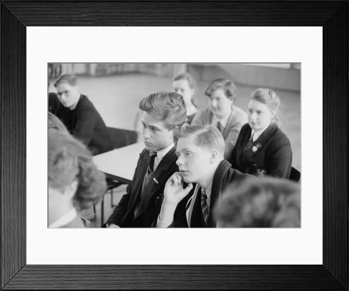 Framed Print : School Debate Framed Print : School Debate