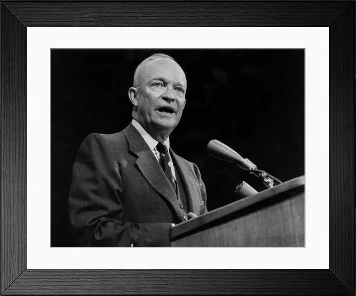 Framed Print : Dwight D Eisenhower Framed Print : Dwight D Eisenhower