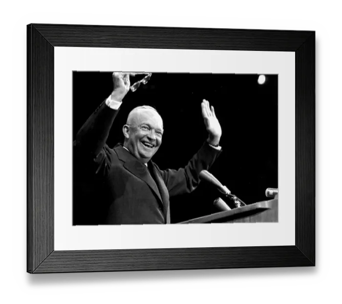 Framed Print : Eisenhower Elected Framed Print : Eisenhower Elected
