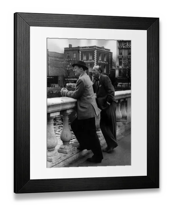 Framed Print : Coward And Gielgud Framed Print : Coward And Gielgud