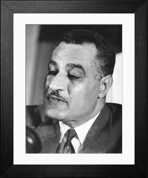 Framed Print : Gamal Abdul Nasser