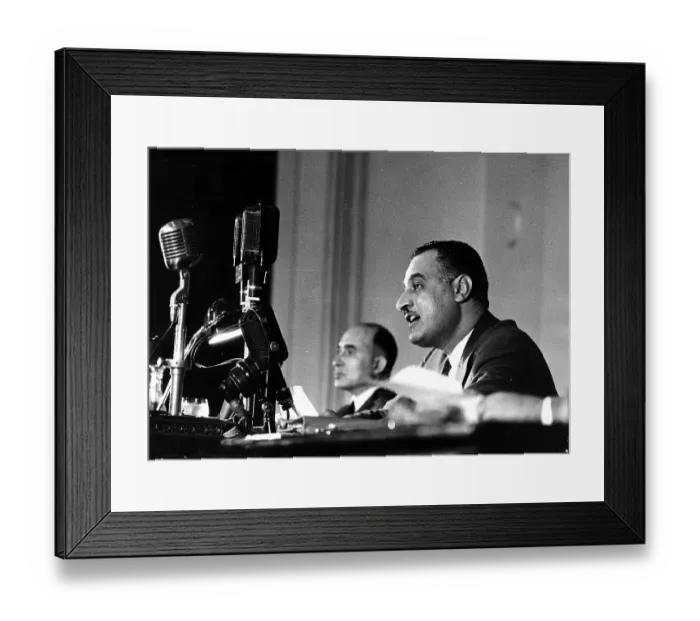 Framed Print : Gamal Abdul Nasser Framed Print : Gamal Abdul Nasser