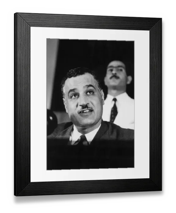 Framed Print : Gamal Abdel Nasser
