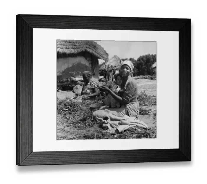 Framed Print : South African Camp Framed Print : South African Camp
