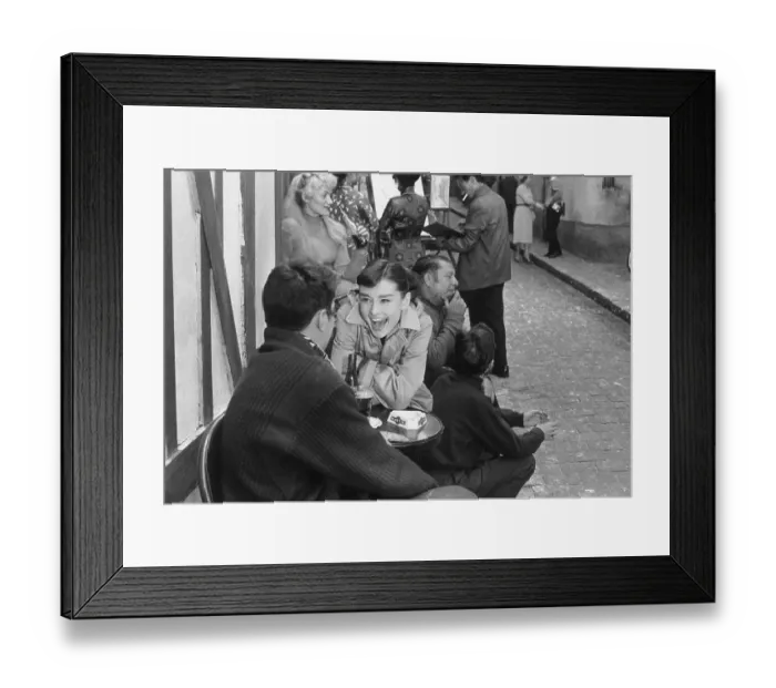Framed Print : Happy Hepburn Framed Print : Happy Hepburn