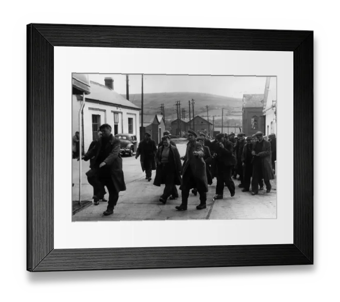 Framed Print : Glamorgan Miners Framed Print : Glamorgan Miners