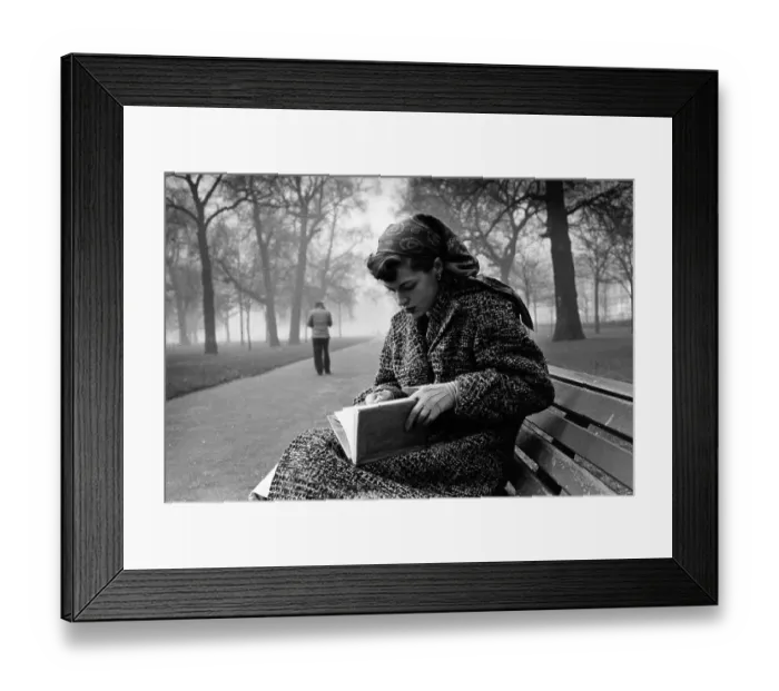 Framed Print : Lone Reader Framed Print : Lone Reader