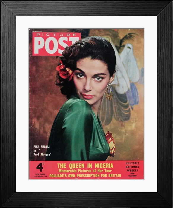 Framed Print : Pier Angeli Framed Print : Pier Angeli