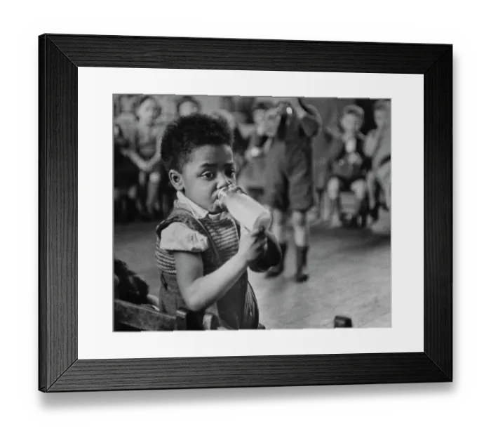 Framed Print : School Milk, 1956 Framed Print : School Milk, 1956