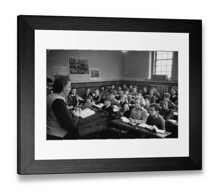 Framed Print : Primary Class Framed Print : Primary Class