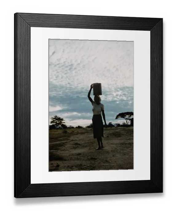 Framed Print : Water Carrier Framed Print : Water Carrier