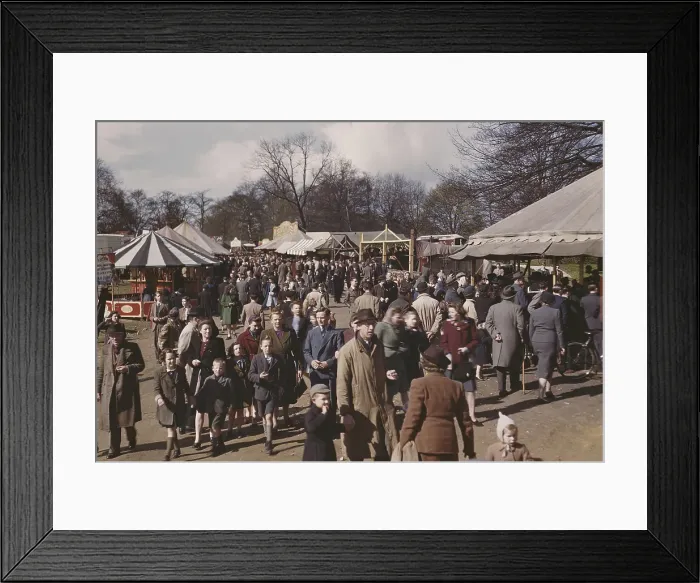 Framed Print : Easter Fair In Hampstead Framed Print : Easter Fair In Hampstead