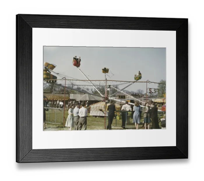 Framed Print : Easter Fair In Hampstead Framed Print : Easter Fair In Hampstead