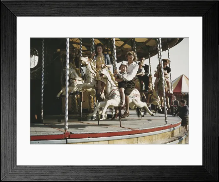 Framed Print : Carousel Ride Framed Print : Carousel Ride