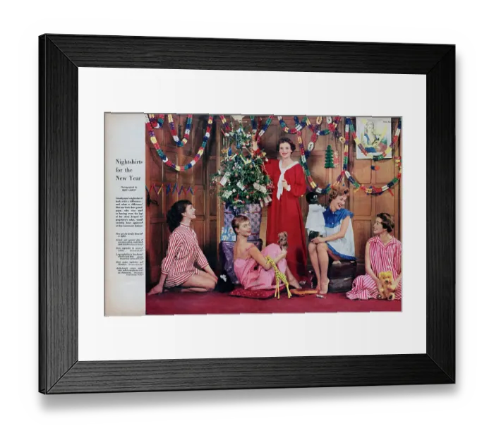 Framed Print : Nightshirts For The New Year